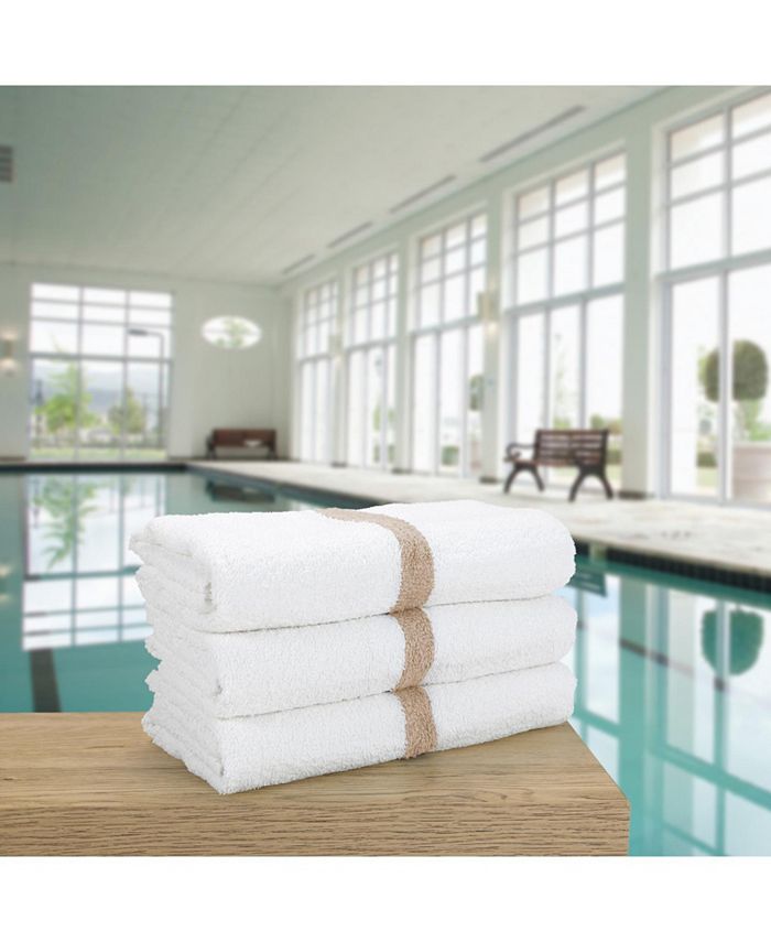 Arkwright Home Power Gym Bath Towels (6 Pack) 22x44, Color Options