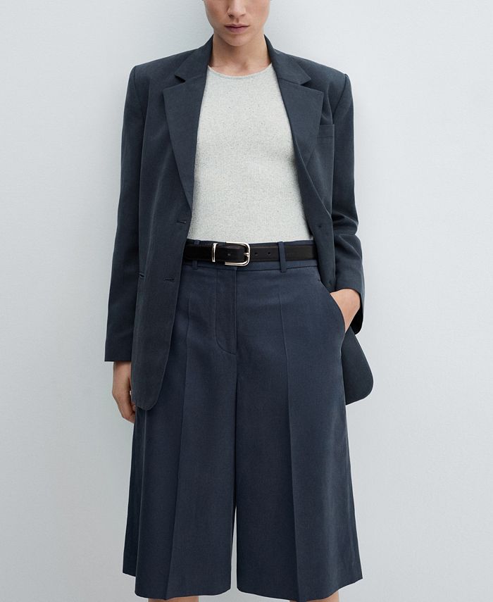 'Pre-Styled Pleated W/Chain' skort Bermuda, short main image 1