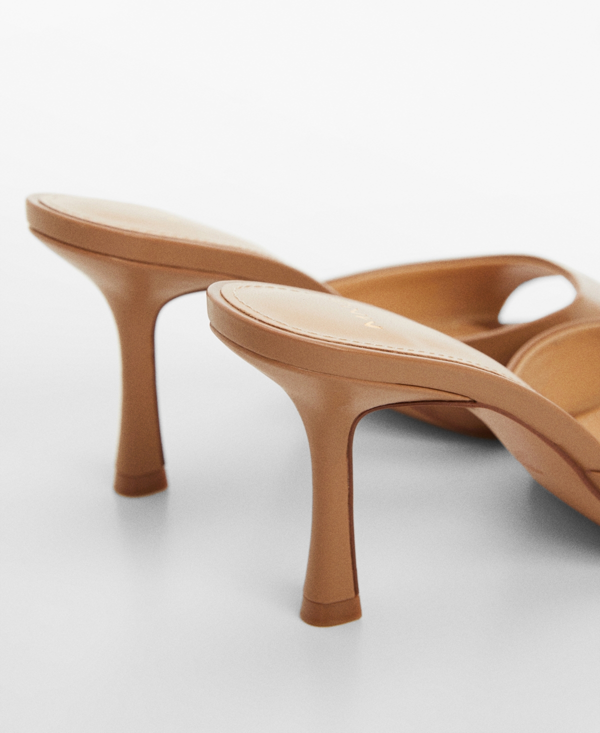 Shop Mango Women's Heel Non-structured Sandals In Light Pastel