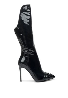 Women's Forbidden Stud Stiletto Calf Boots