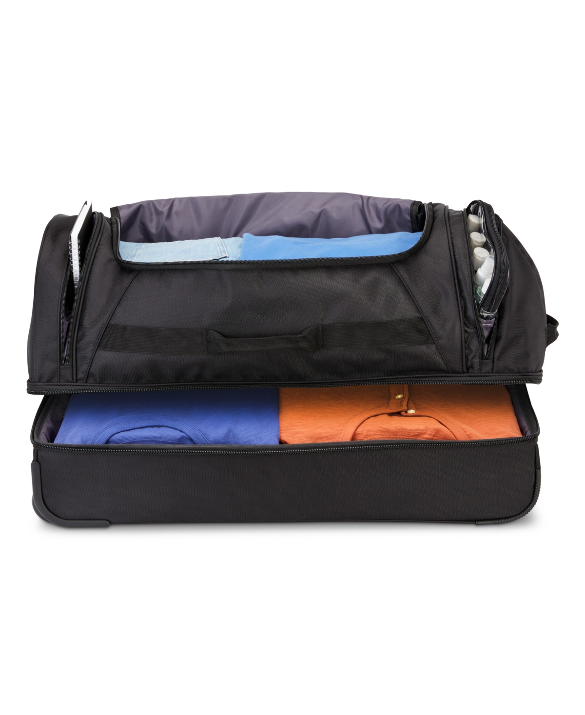 High Sierra Medium Wheeled Duffel In Black