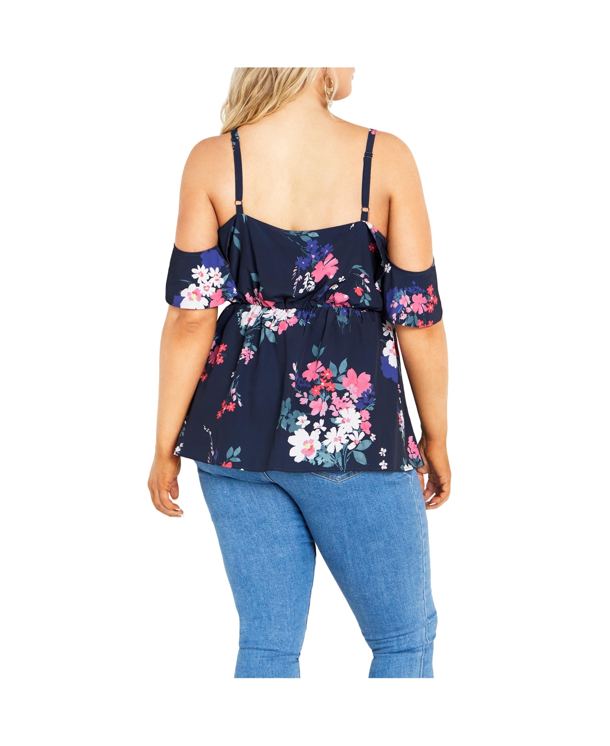 City Chic Women's Kallie Print Top