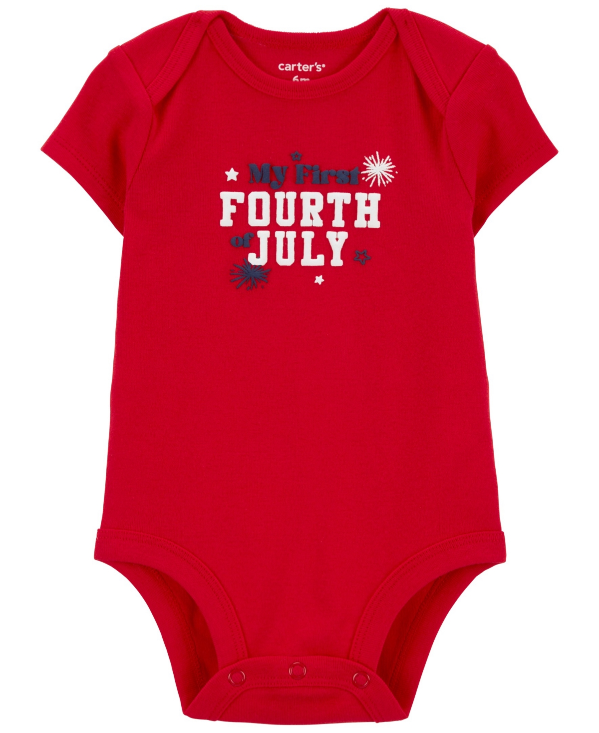 Carter's Baby Boys And Baby Girls My First 4th Of July Collectible Bodysuit In Red