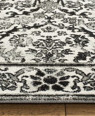  Evoke EVK242D Ivory/Grey 5'1" x 7'6" Area Rug