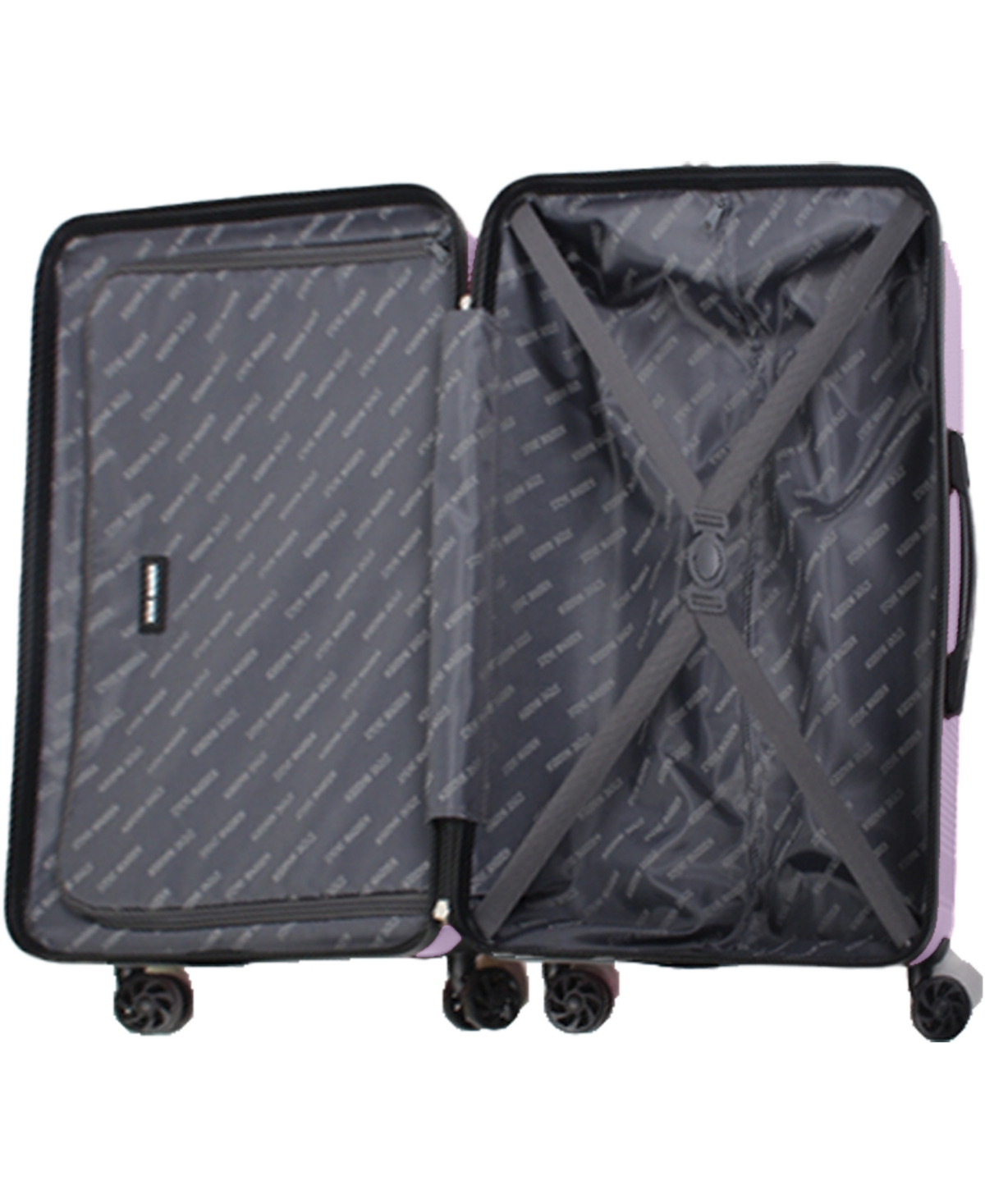 Shop Steve Madden Vixen 3 Piece Luggage In Charcoal