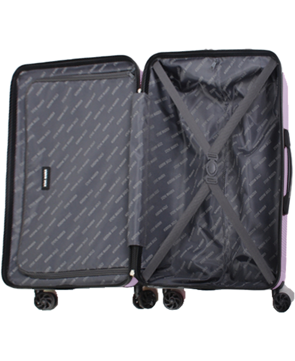 Steve Madden Vixen 3 Piece Luggage In Charcoal