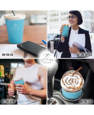 Reusable Neoprene Medium Coffee Sleeve – Fits 22oz to 24oz Iced Cups