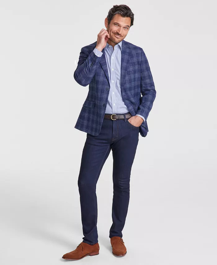Men's Modern-Fit Stretch Pattern Sport Coat - thumbnail 4