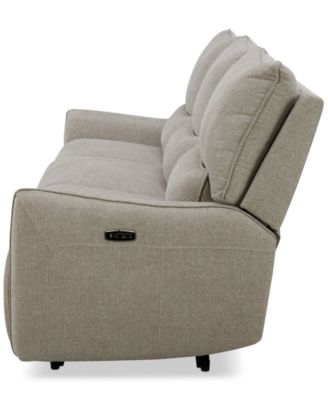 Olper 3-Pc. Fabric Zero Wall Sofa with 2 Power Recliners Chairs, Created for Macy's	