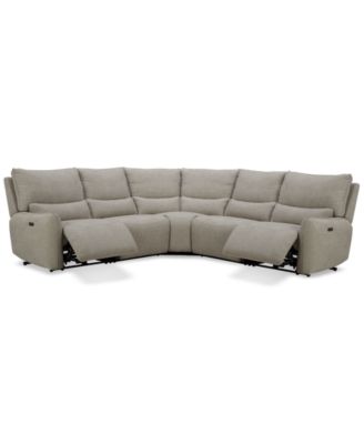 Olper Fabric Zero Wall Sectional Collection, Created for Macy's