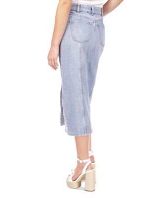スカート Michael Kors Woman Skirt Gnawed Blue MS4828LDLS 424 Michael Kors Outlet: Skirt woman - Gnawed Blue | Michael