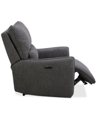 Olper Zero Wall Fabric Recliner, Created for Macy's