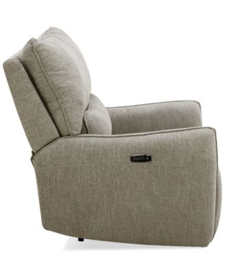 Olper Zero Wall Fabric Recliner, Created for Macy's