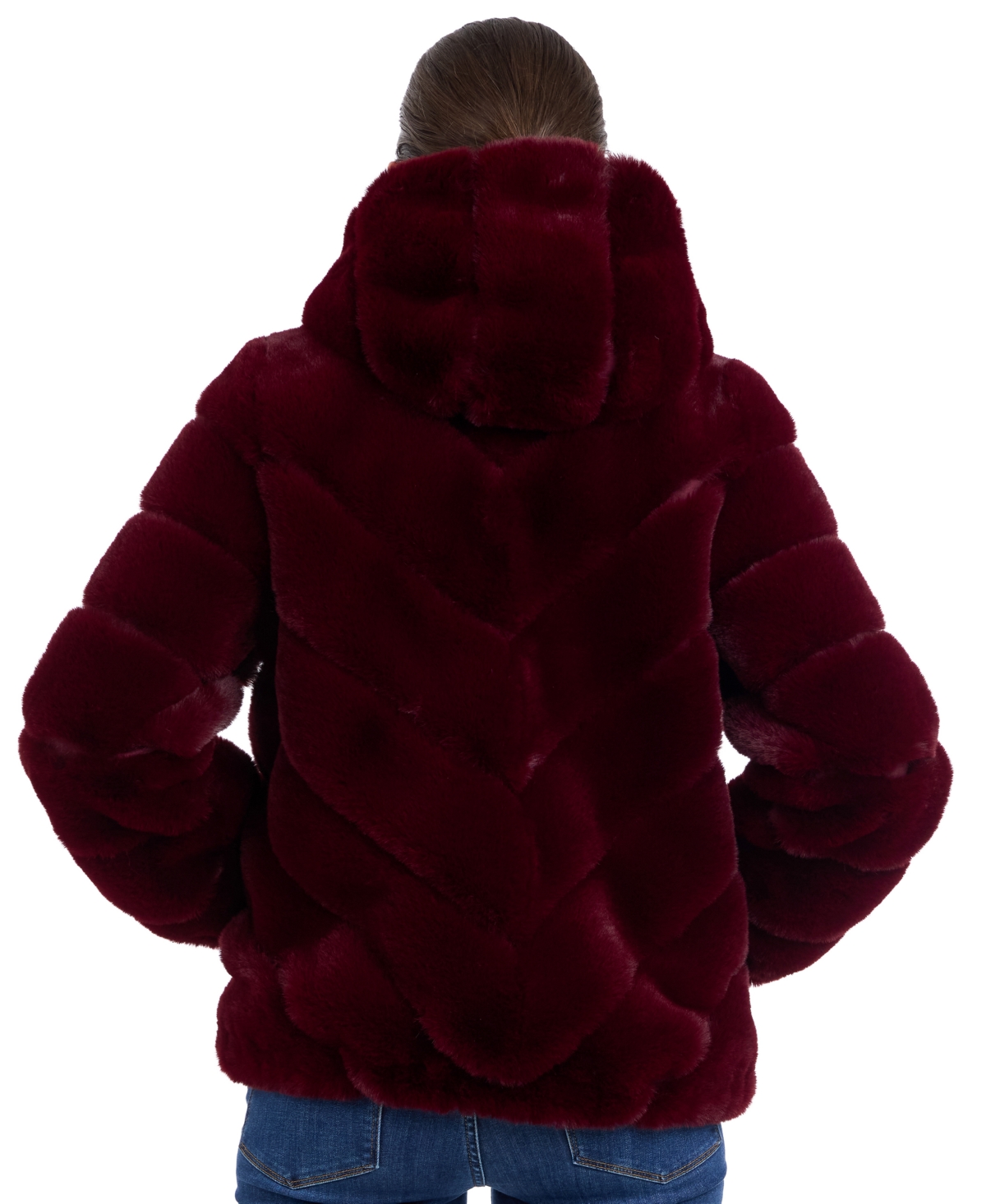 Michael Michael Kors Women's Hooded Faux-Fur Coat