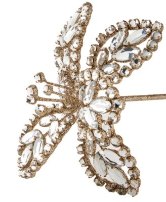 Jeweled Classics Flower Pick Ornament, Exclusively at Macy's