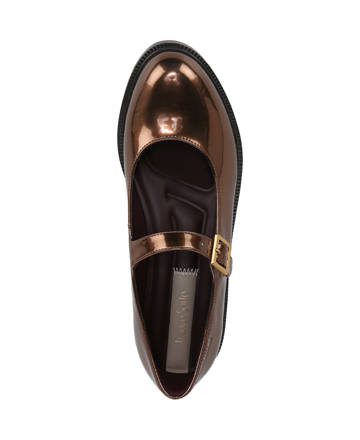 Franco Sarto Women's Melfi Mary Jane Block Heel Flats