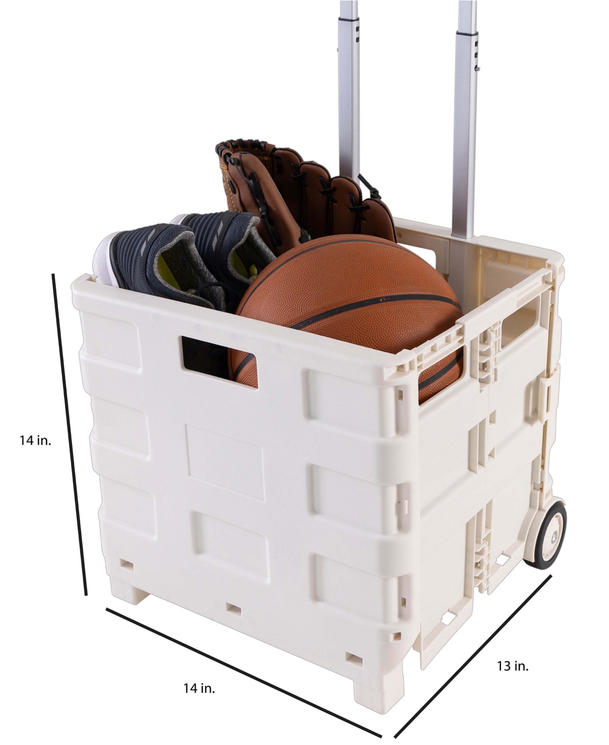 Shop Simplify Tote Go Collapsible Utility Cart In White
