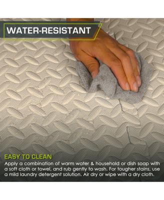 Exercise Puzzle Mat 1/2-in, 24 Sq Ft - 6 Tiles