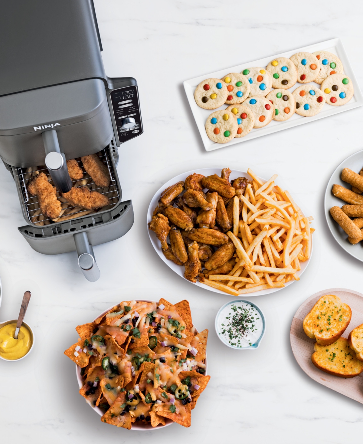 Ninja Doublestack Xl 10-qt. 6-in-1 2-basket Air Fryer, Sl401 In No Color