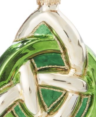 Around the World Glass Trinity Ornament, Exclusively at Macy's