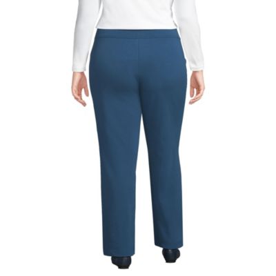 Plus Size Starfish Mid Rise Straight Leg Pants