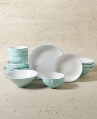 Lustra Stoneware 32 Pc. Dinnerware Set, Service for 8