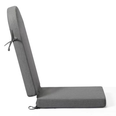 Outdoor Patio Shell-back Adirondack Dining Chair All Weather