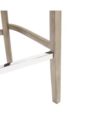 29" Linen Tufted Buttons Upholstered Wingback Bar Stool (Set of 3)