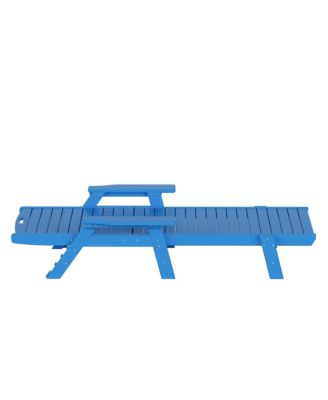 Adirondack Outdoor Chaise Lounge for Patio Garden Poolside (Set of 2)