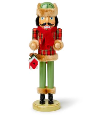 Holiday Lane - Nutcrackers Green Red & Black Caucasian Hunting Nutcracker