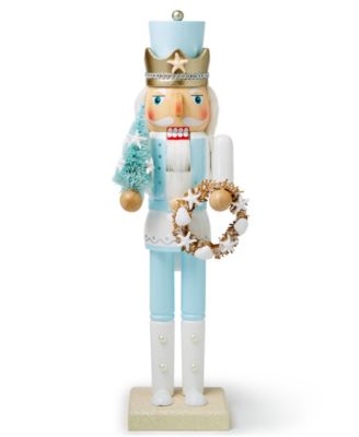 Holiday Lane - easide Starfish Wreath Nutcracker