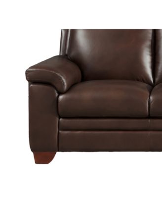 Magnum 62" Top Grain Leather Loveseat
