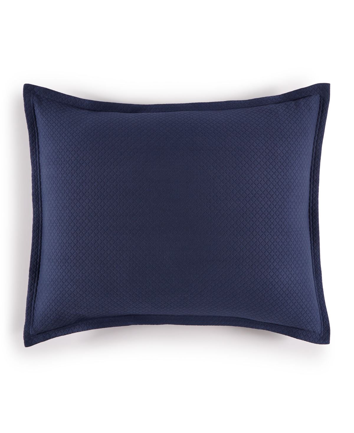 Rombo Cotton Sham, King - Navy