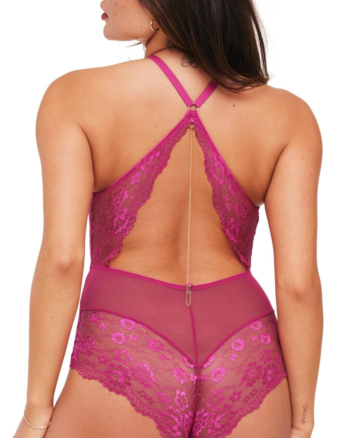 Adore Me Women's Renetta Lace Bodysuit Lingerie