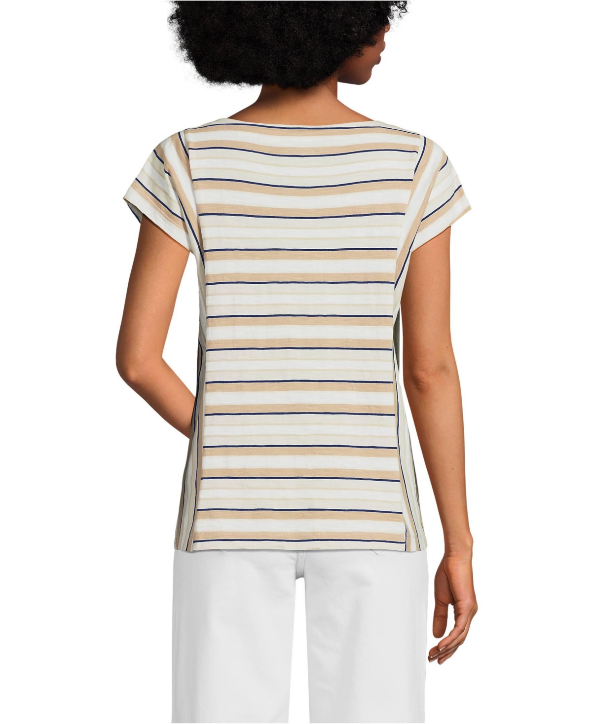 Lands' End Women's Slub Wedge T-Shirt