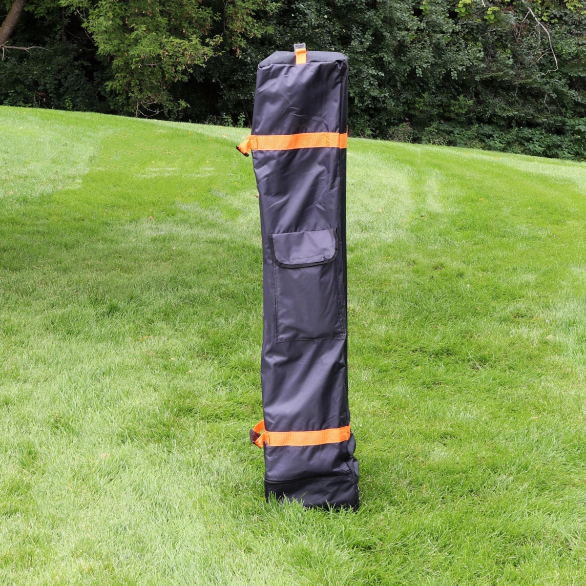 Sunnydaze Decor Premium Pop-Up Canopy Rolling Carry Bag -- Black