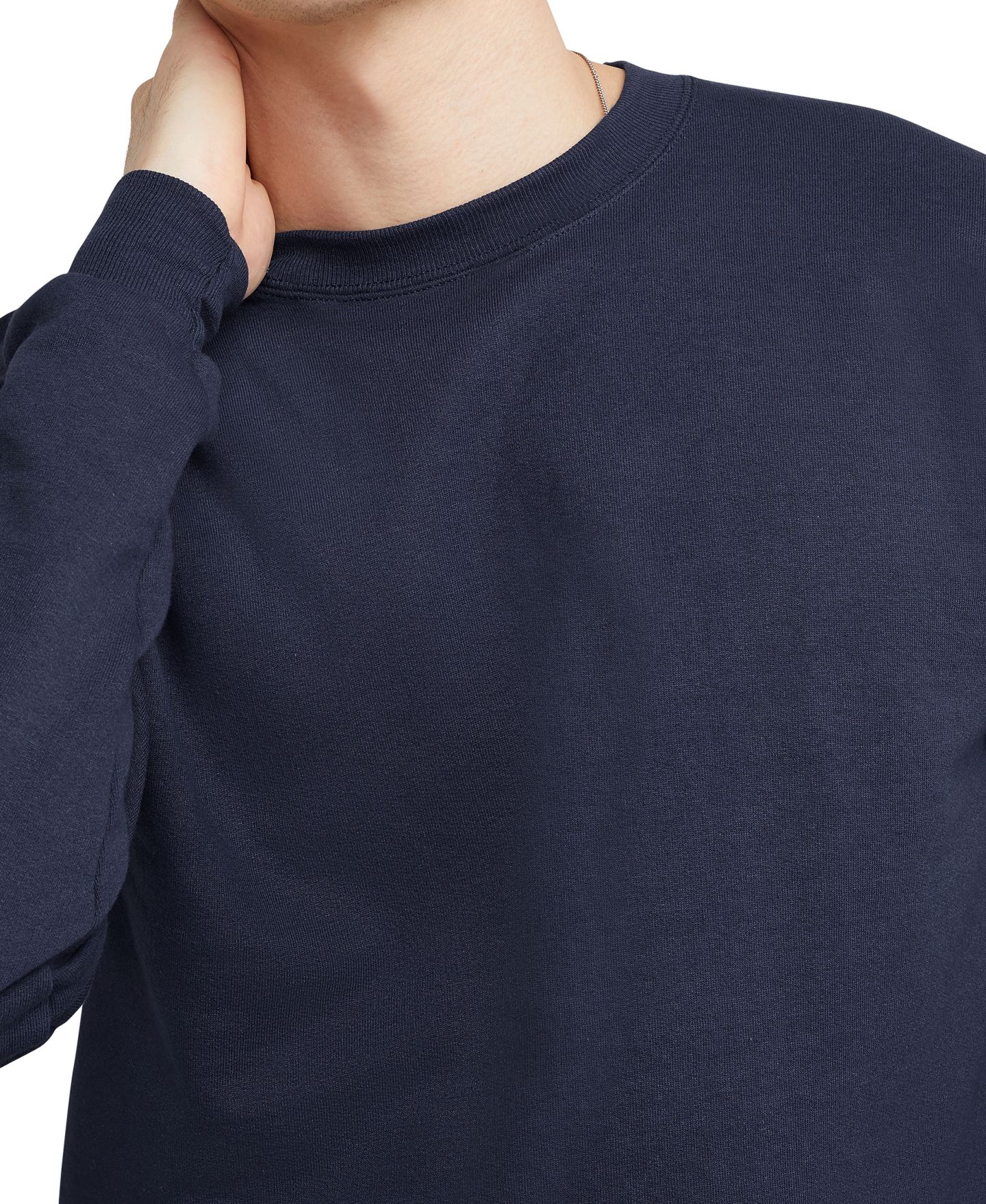 Мужской флисовый свитшот Hanes EcoSmart, набор из 2 шт, цвет: Чёрный — фото 7