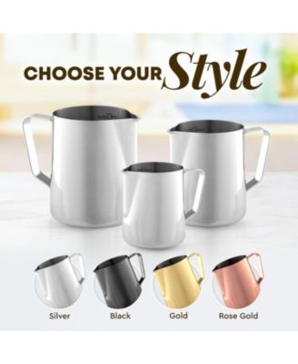 Milk Frother Cup - Stainless Steel Frothing Pitcher