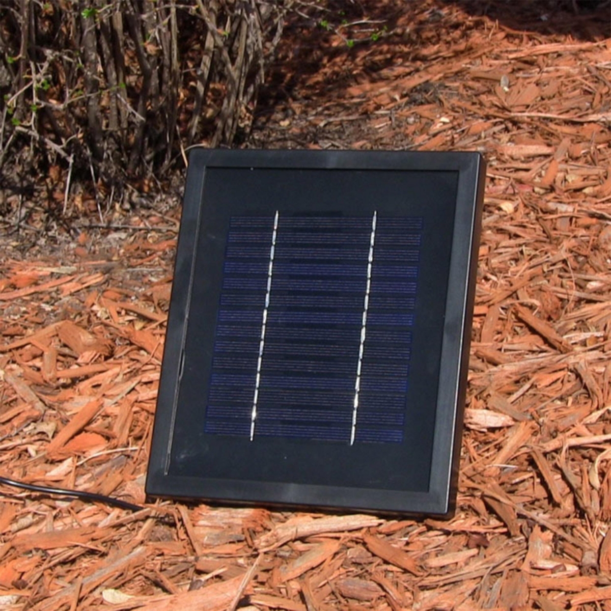 Seaside 27-Inch Solar Wall Water Fountain with Battery Backup - Lead Finish