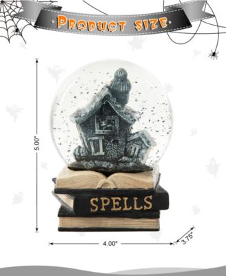 100MM Halloween Polyresin Haunted House Water Globe