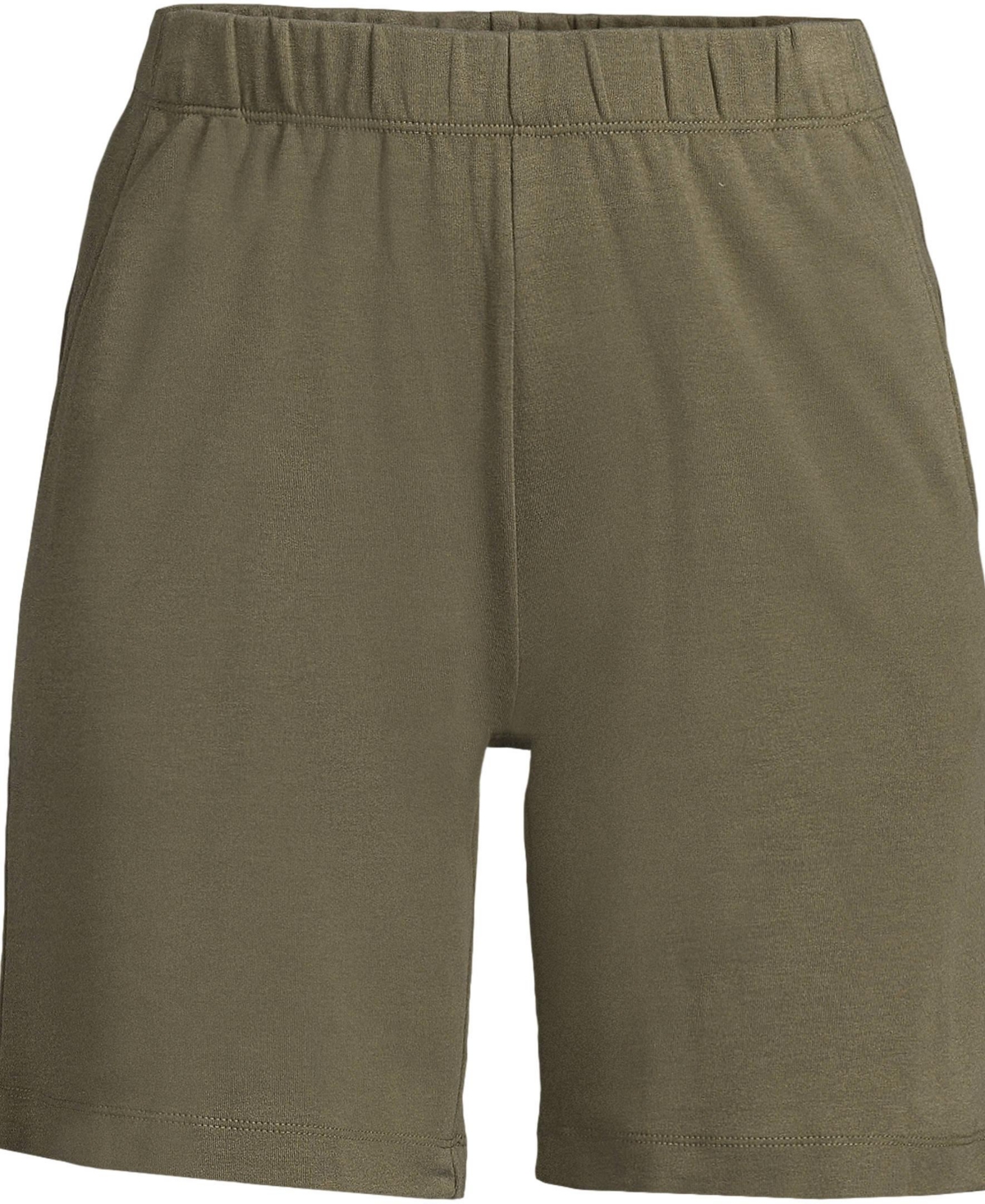 Lands' End Petite Sport Knit High Rise Shorts