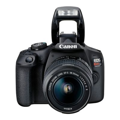 EOS Rebel T7 DSLR Camera with EF-S 18-55mm f/3.5-5.6 IS II Lens and EF 75-300mm f/4-5.6 III Lens