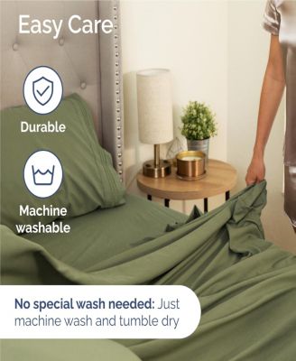 3 Piece Microfiber Sheet Set - Twin Extra Long