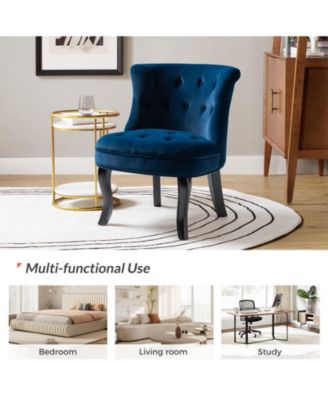 Upholstered Paolino Accent Chair with Button-tufted Back