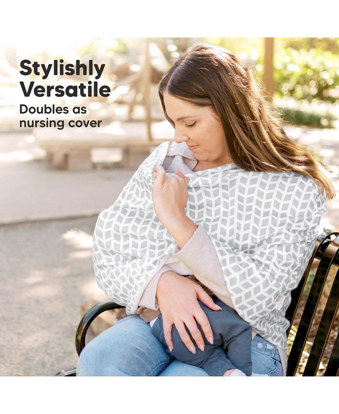 KeaBabies Warmzy Baby Car Seat Cover, Universal Stretch Fit Infant