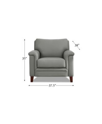 Westcott 38" Top Grain Leather Chair