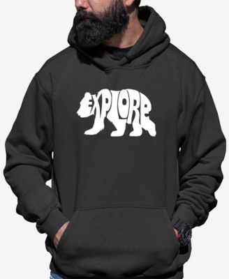Explore - Men's Word Art Hooded Sweatshirt