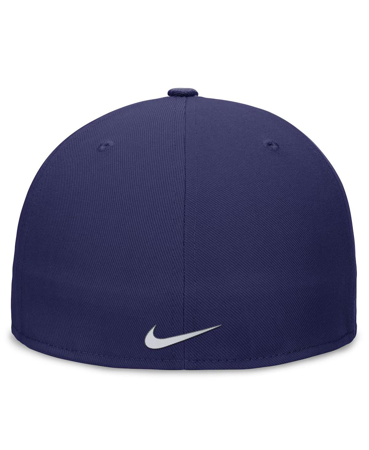 Shop Nike Men's Royal Los Angeles Dodgers Evergreen Performance Fitted Hat In Blue