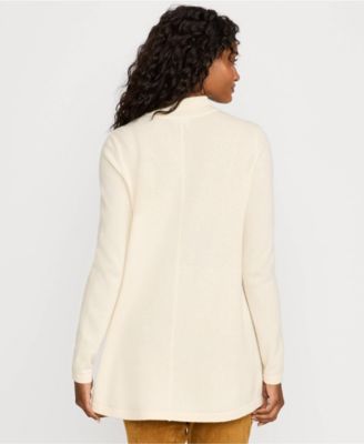 Women's Cashmere Mock Neck Swing Tunic Sweater