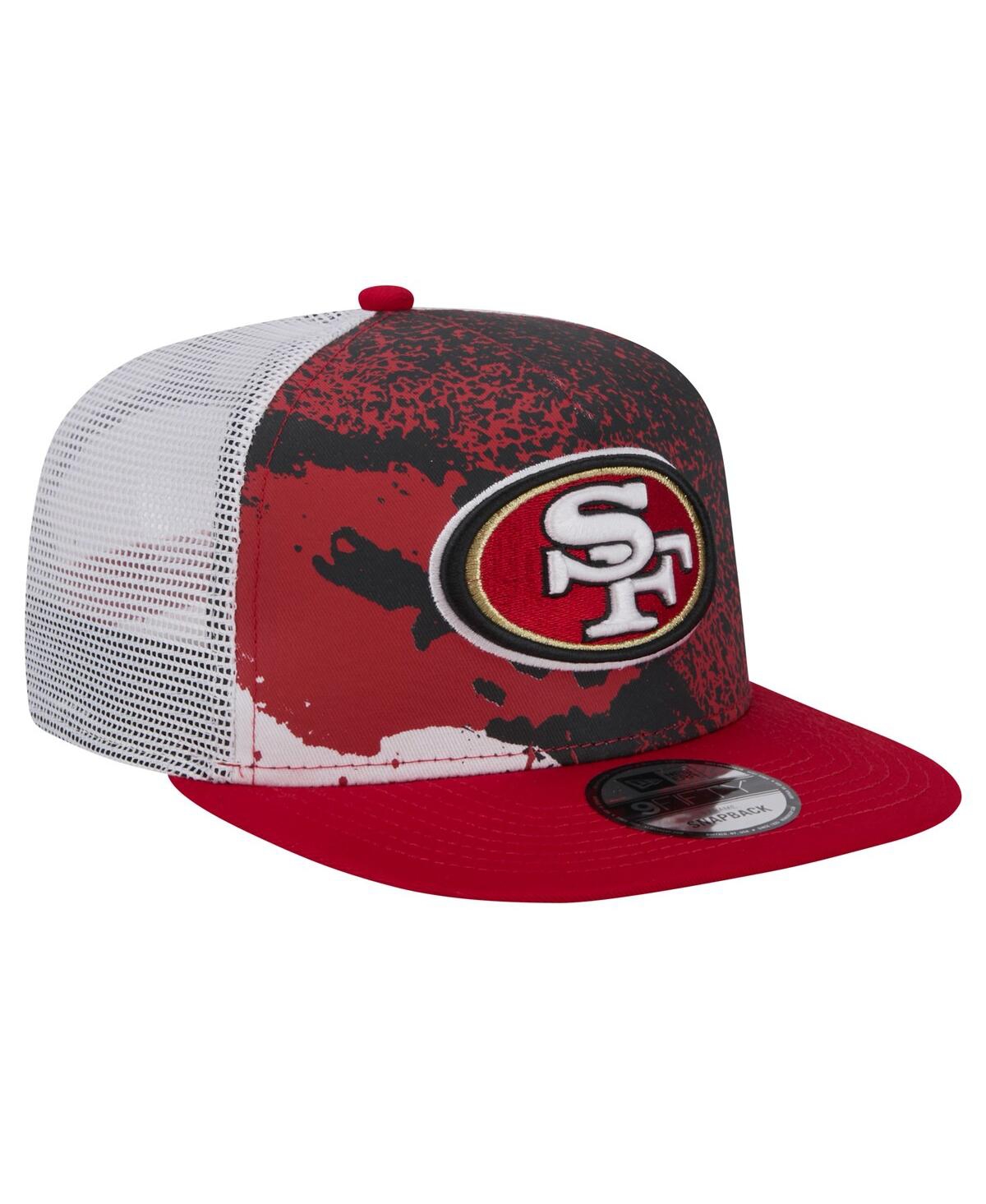 New Era Men's Scarlet San Francisco 49ers Court Sport 9fifty Snapback Hat